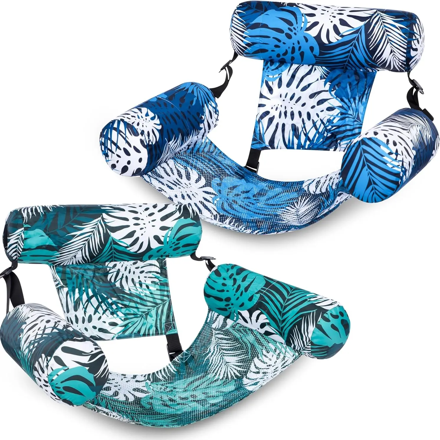 SLOOSH Inflatable Pool Floats Adult, 2 Packs / 1 Pack Floating Lounge Chairs , Blow up Pool Noodles for Adult Heavy Duty, Floating Chair for Party Summer Water Beach Lake Fun Father's Day Gifts TikTokShopSummerTurnup