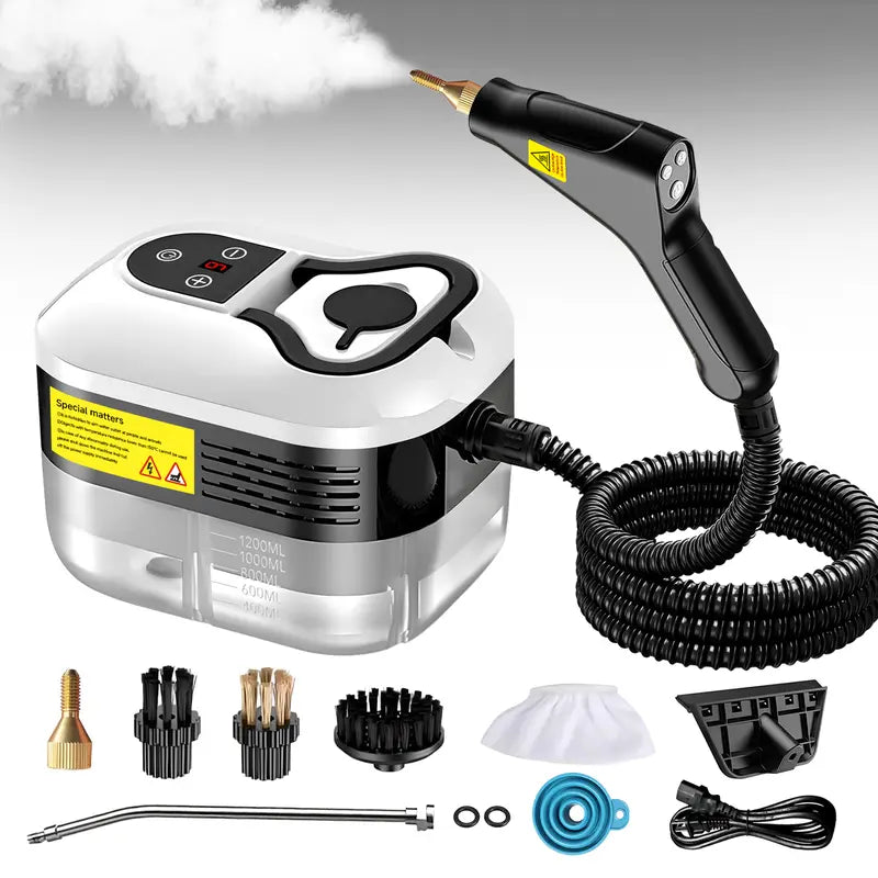 Portable 10-in-1 Handheld Steam Cleaner with Adjustable Fast Heat-Up