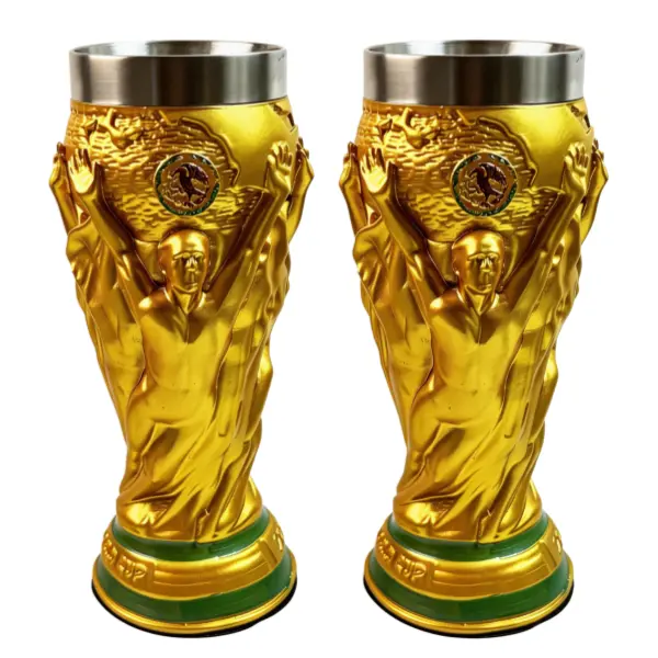 2026 Summer Soccer Trophy Cup | USA-Canada-Mexico Fan Collectible & Decor, Sturdy Trophy Shape
