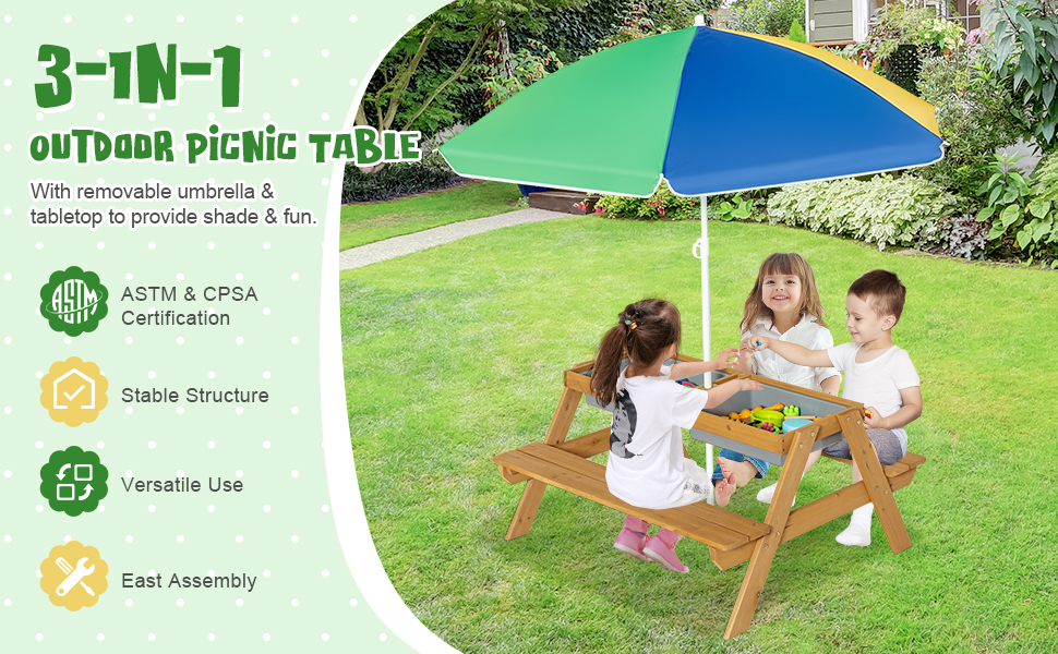 Kids Picnic Table