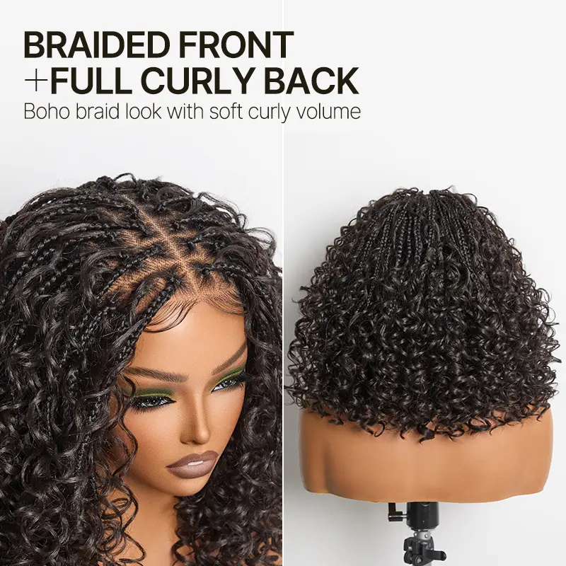 Wear & Go Boho Braid Water Wave Glueless HD Lace Wig