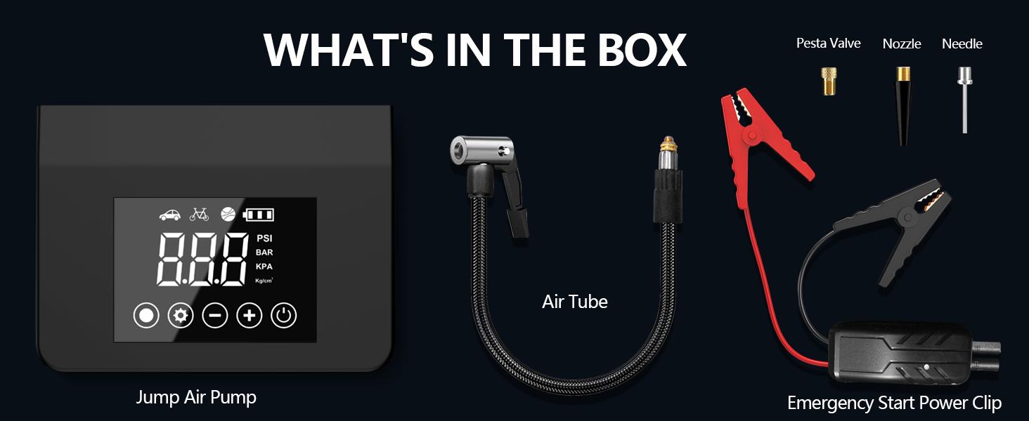 Compact design fits in car glove box