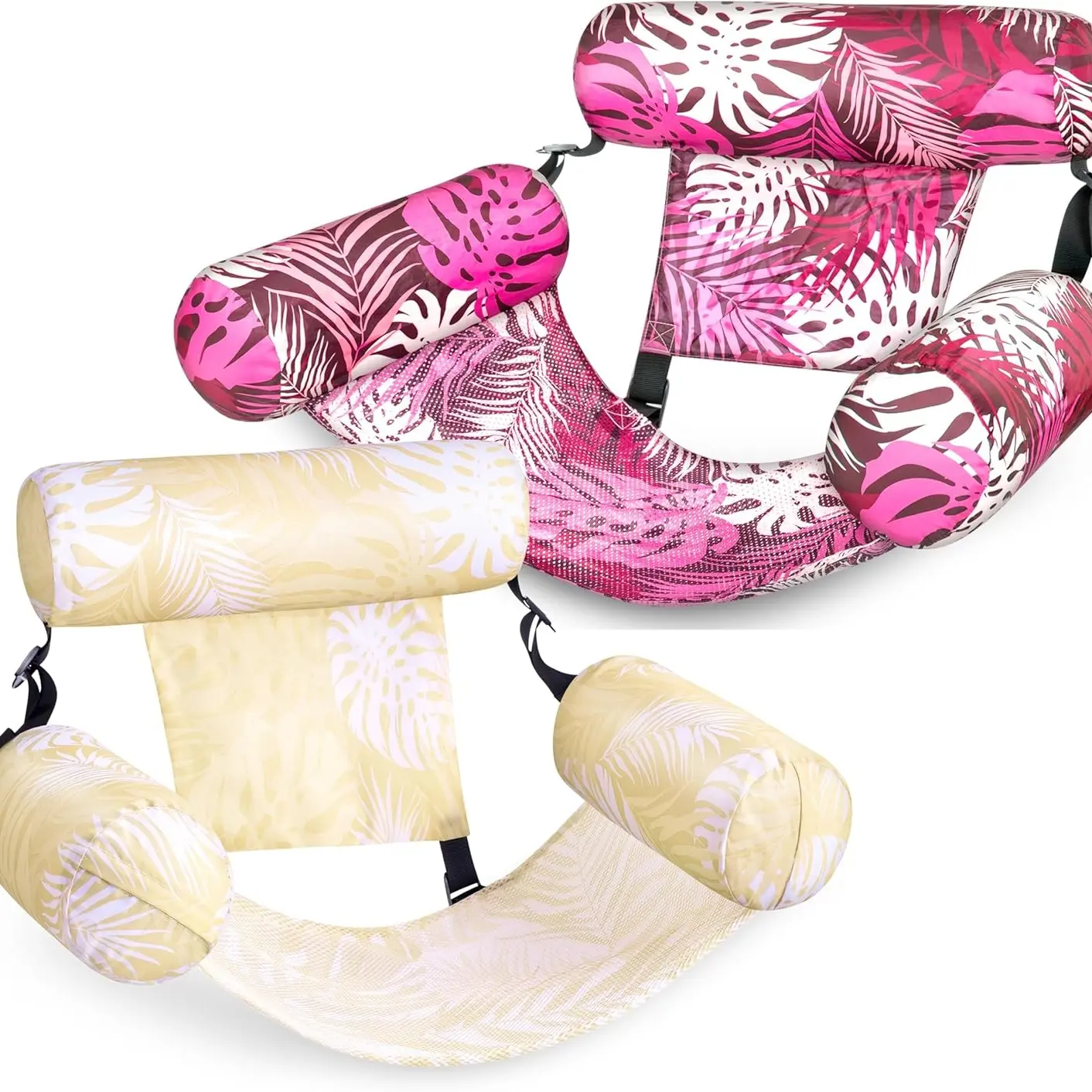 SLOOSH Inflatable Pool Floats Adult, 2 Packs / 1 Pack Floating Lounge Chairs , Blow up Pool Noodles for Adult Heavy Duty, Floating Chair for Party Summer Water Beach Lake Fun Father's Day Gifts TikTokShopSummerTurnup