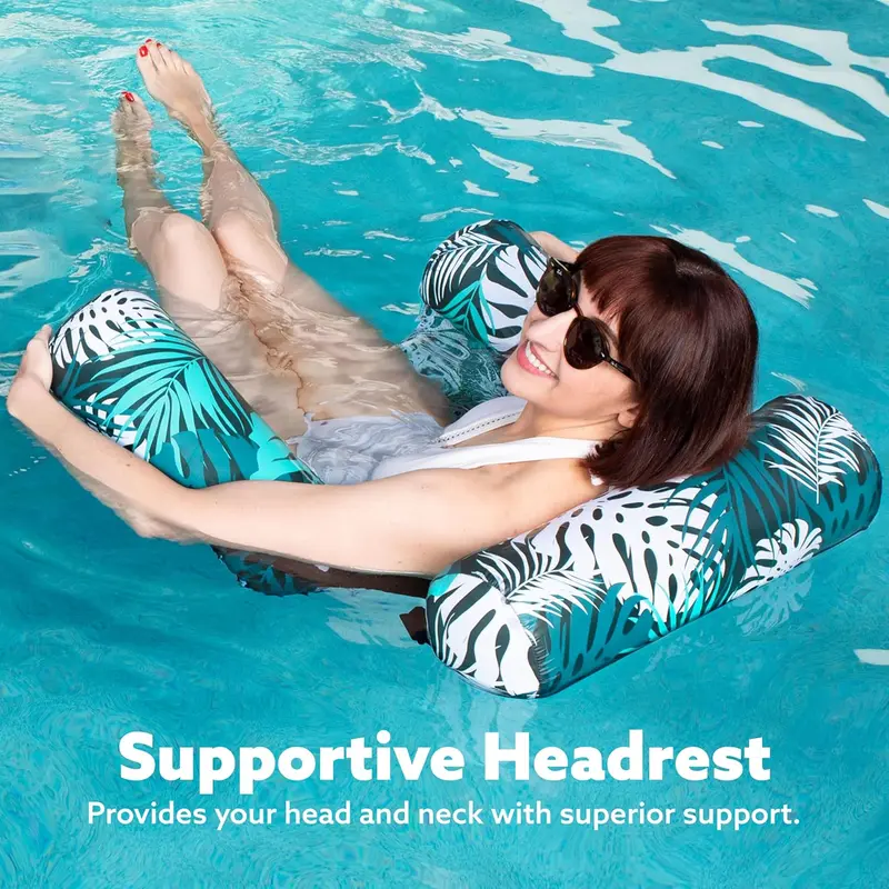 SLOOSH Inflatable Pool Floats Adult, 2 Packs / 1 Pack Floating Lounge Chairs , Blow up Pool Noodles for Adult Heavy Duty, Floating Chair for Party Summer Water Beach Lake Fun Father's Day Gifts TikTokShopSummerTurnup