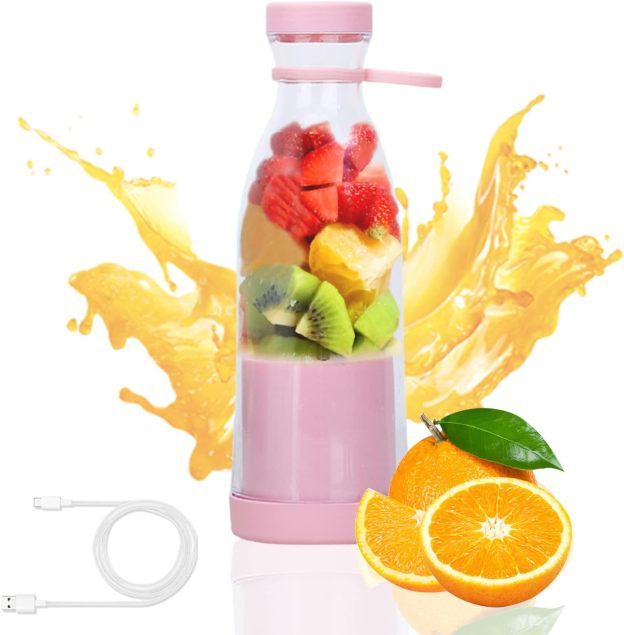 Blender - Mixer Smoothie Maker, 380 ml Rechargeable USB Stand Blender