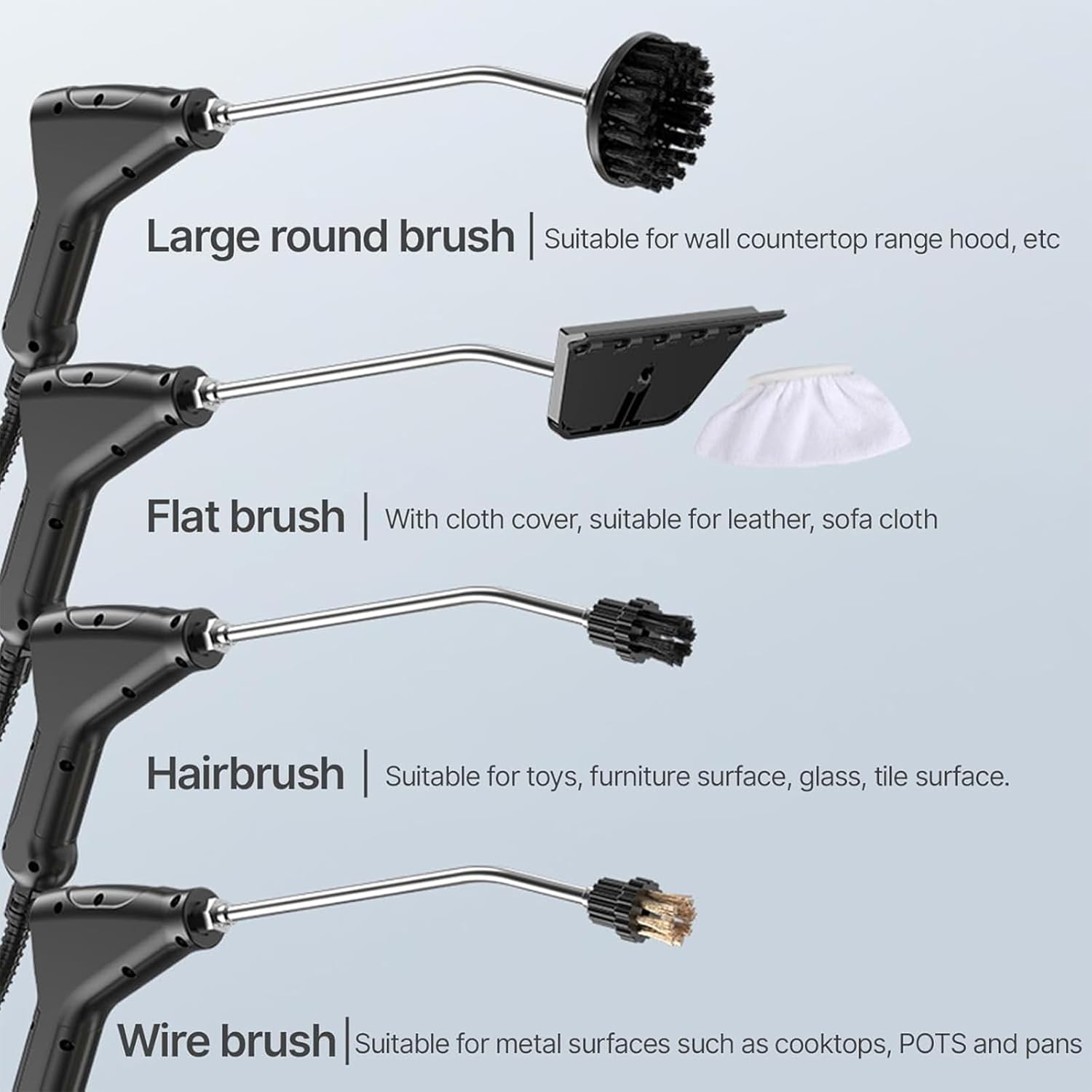 1500W Handheld Steam Cleaner: 15s Fast Heating & 6-Speed Adjust ✨
