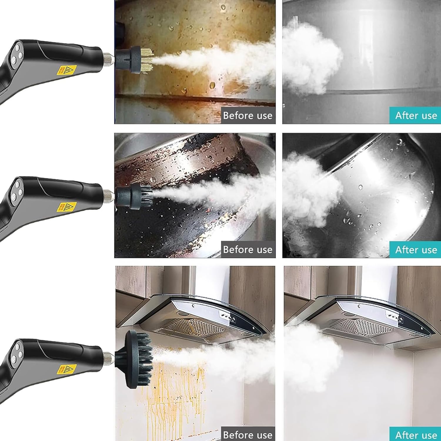 1500W Handheld Steam Cleaner: 15s Fast Heating & 6-Speed Adjust ✨