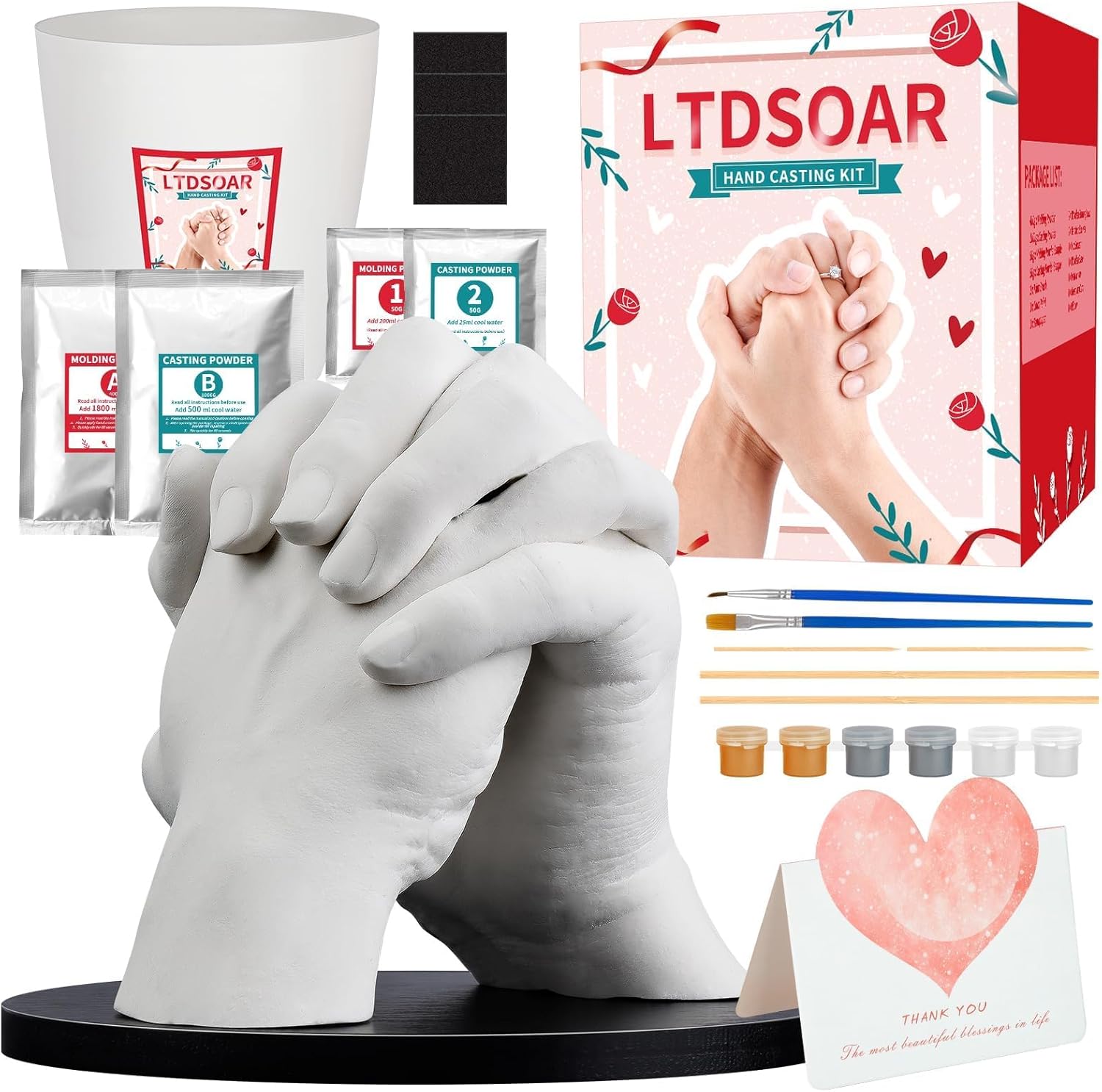 💥💥Final Day! Enjoy 50% OFF 💥--Hand Casting Kit, Couples with Practice Kit