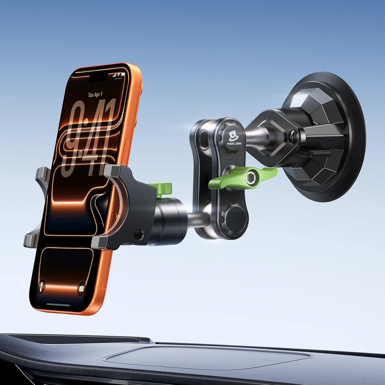 Car Phone Holder, Ultra-Durable Mteal Phone Holders for Your Car