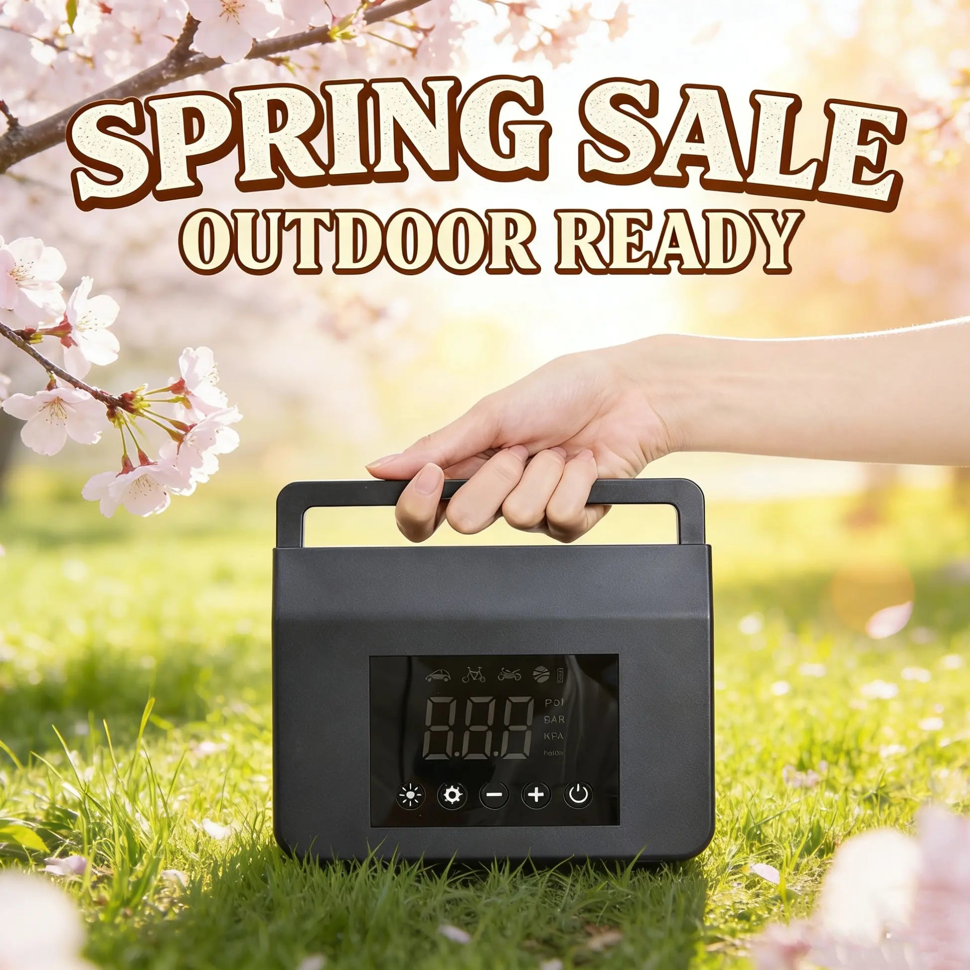 4000A Ultra-Power Jump Starter with 150PSI Air Compressor and LED Emergency Light