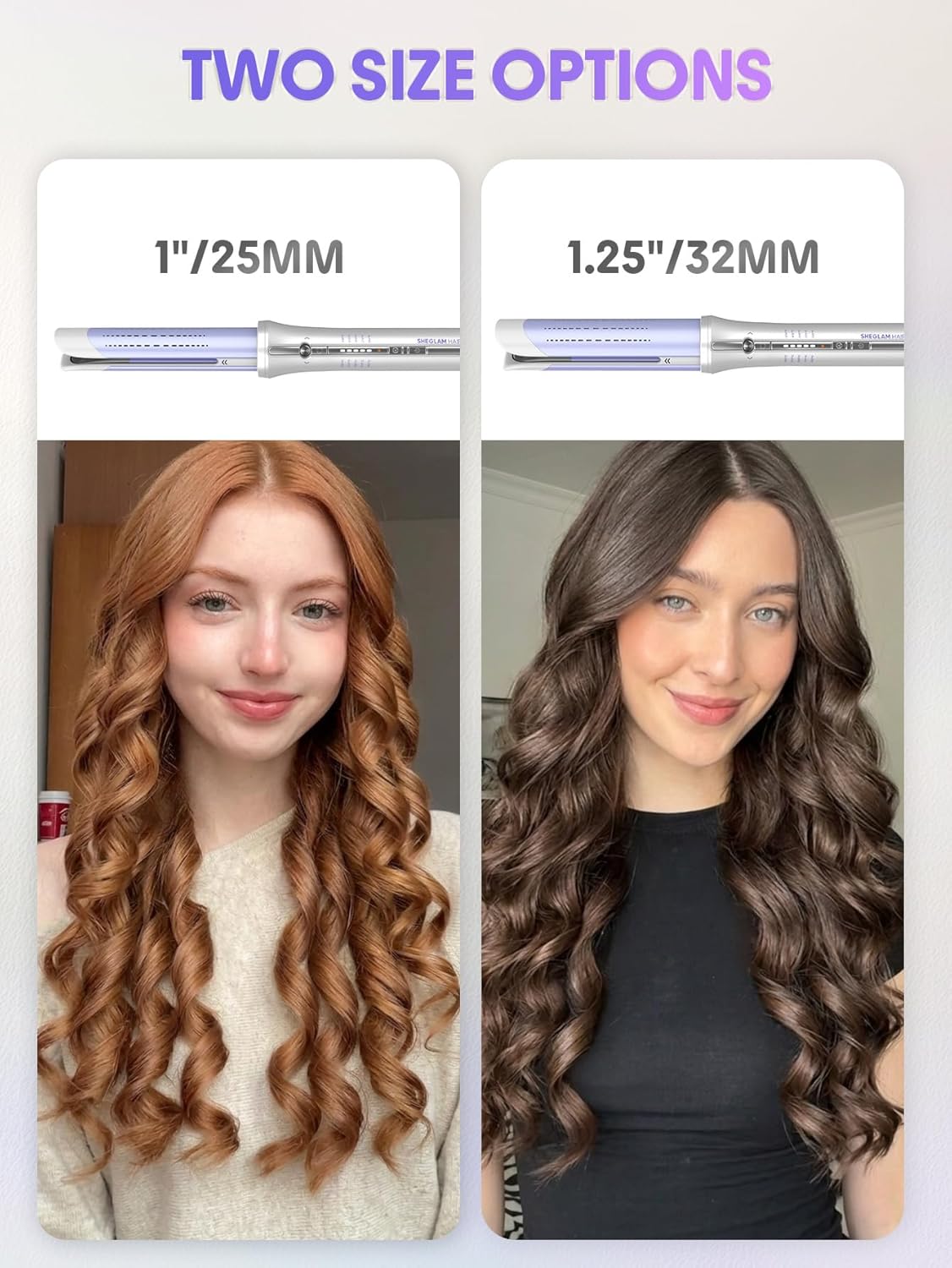 Pro 360° Auto-Curler: Instant rotation plus cool air for shiny, lasting curls.🌀✨