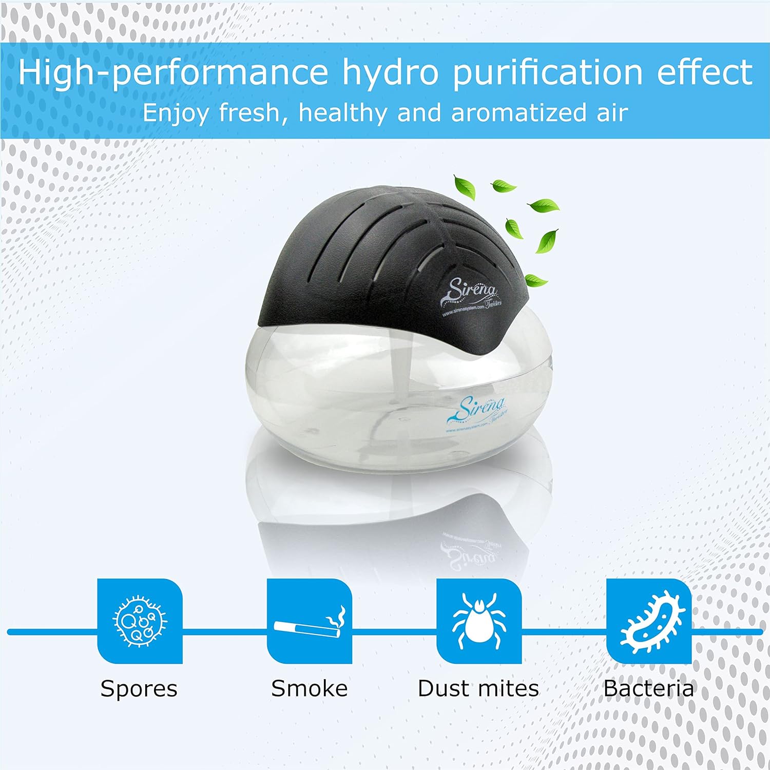Premium Water-Wash Air Freshener: Smart Purifying Diffuser with Ocean Breeze Oils