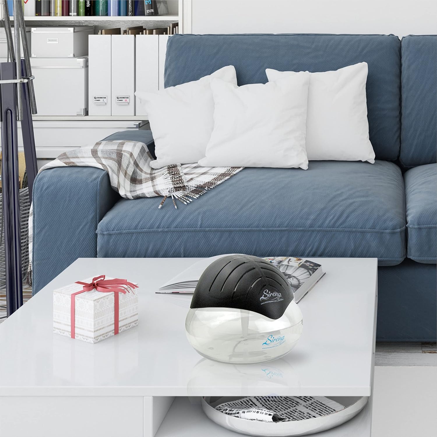 Premium Water-Wash Air Freshener: Smart Purifying Diffuser with Ocean Breeze Oils