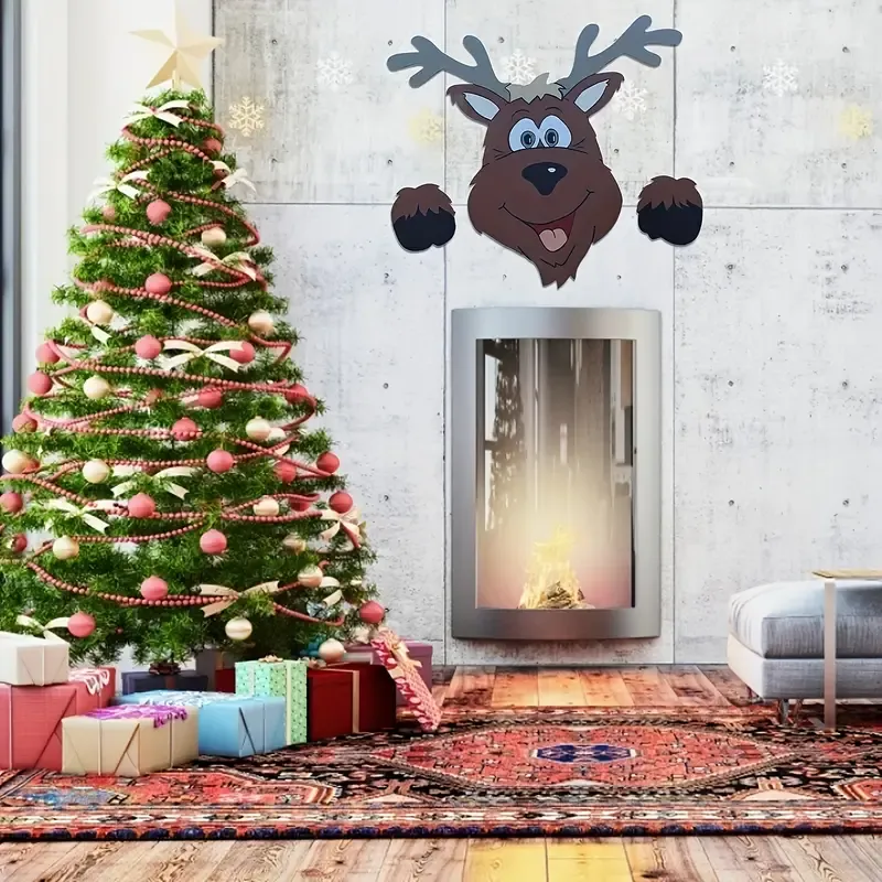 🔥Black Friday 70% OFF- 🎁🎅Santa Claus Fence Peeker Holiday Outdoor Decoration