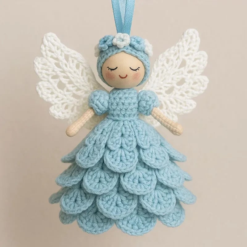 🏆Flash Sale⚡50K+ SOLD! - Handmade Crochet Angel Ornament