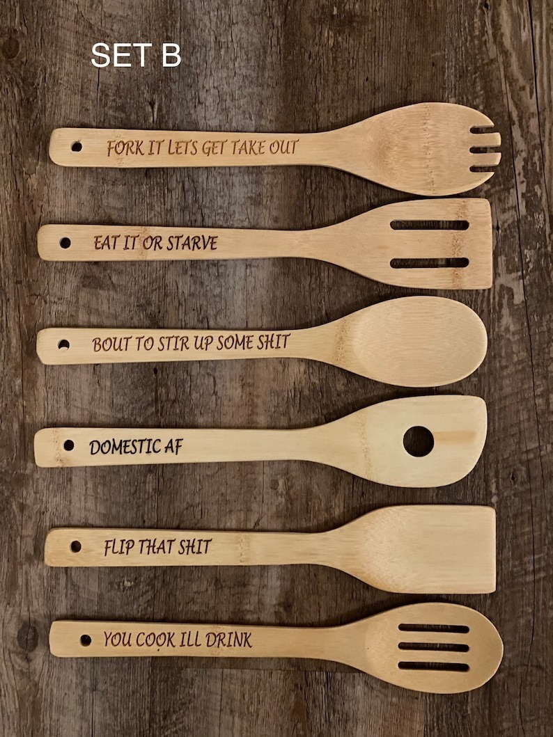 🤣Funny Wooden Spoon Set
