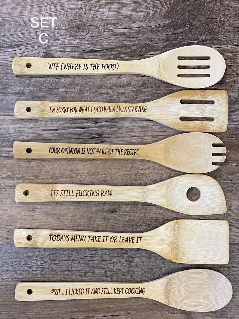🤣Funny Wooden Spoon Set