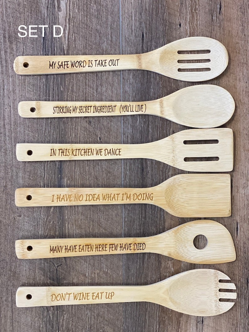 🤣Funny Wooden Spoon Set