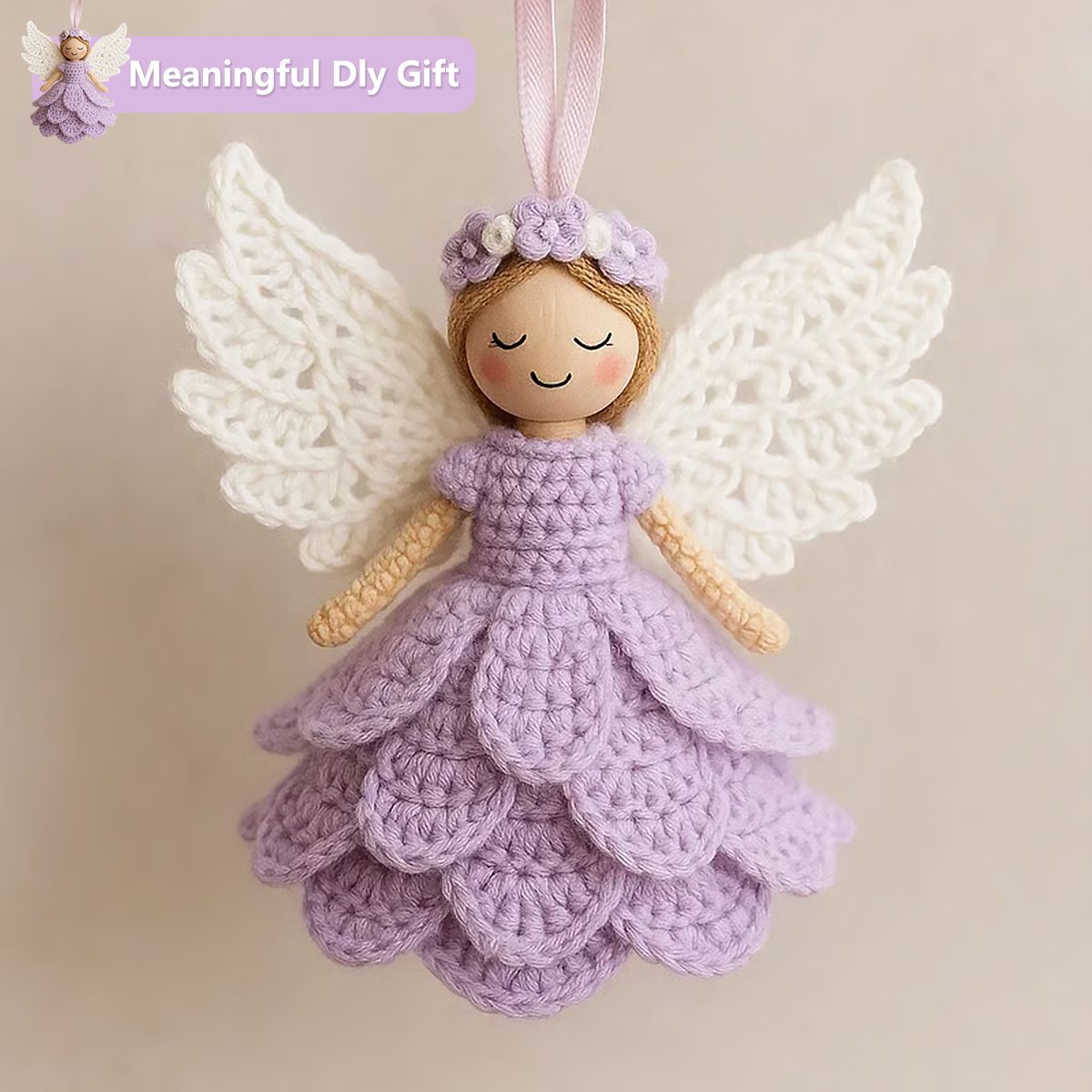🏆Flash Sale⚡50K+ SOLD! - Handmade Crochet Angel Ornament