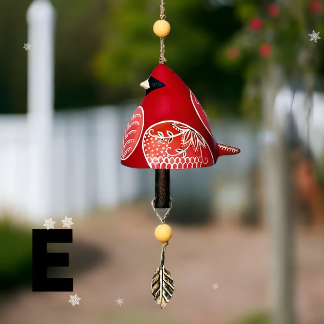 🎁Best Selling Gifts🎁Hand Painted Bird Windchime Gift