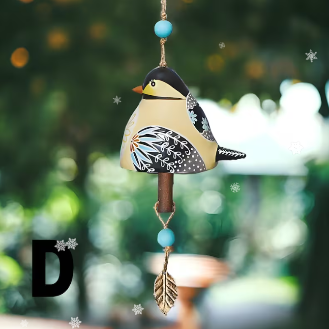 🎁Best Selling Gifts🎁Hand Painted Bird Windchime Gift