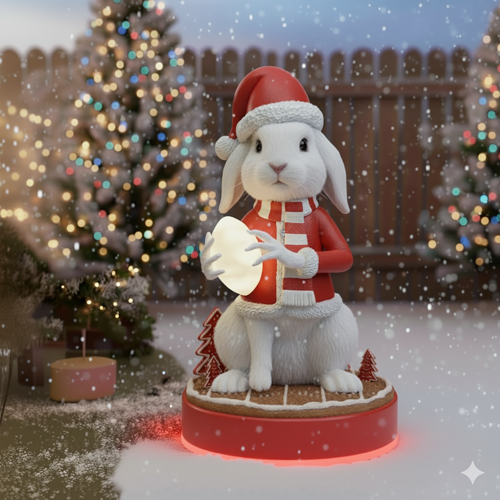 Rabbit Trickster Light-Up Collectible