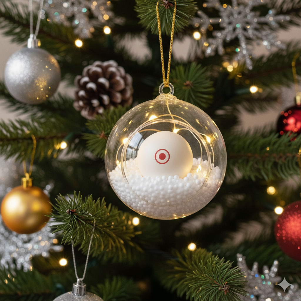 Sports Lover's Delight: Illuminated Sport Ball Christmas Ornaments