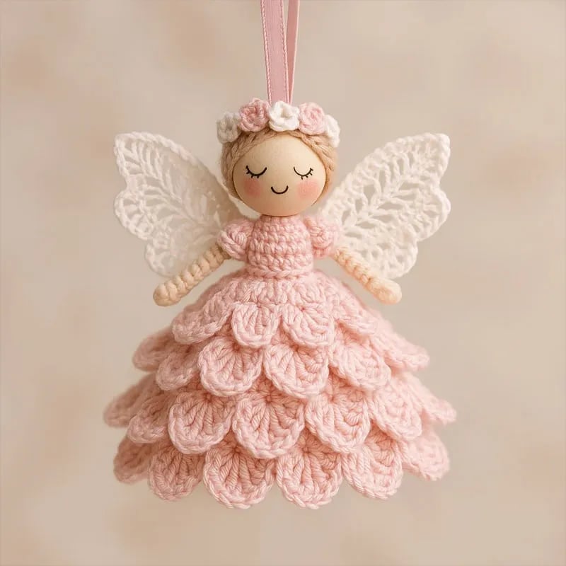 🏆Flash Sale⚡50K+ SOLD! - Handmade Crochet Angel Ornament