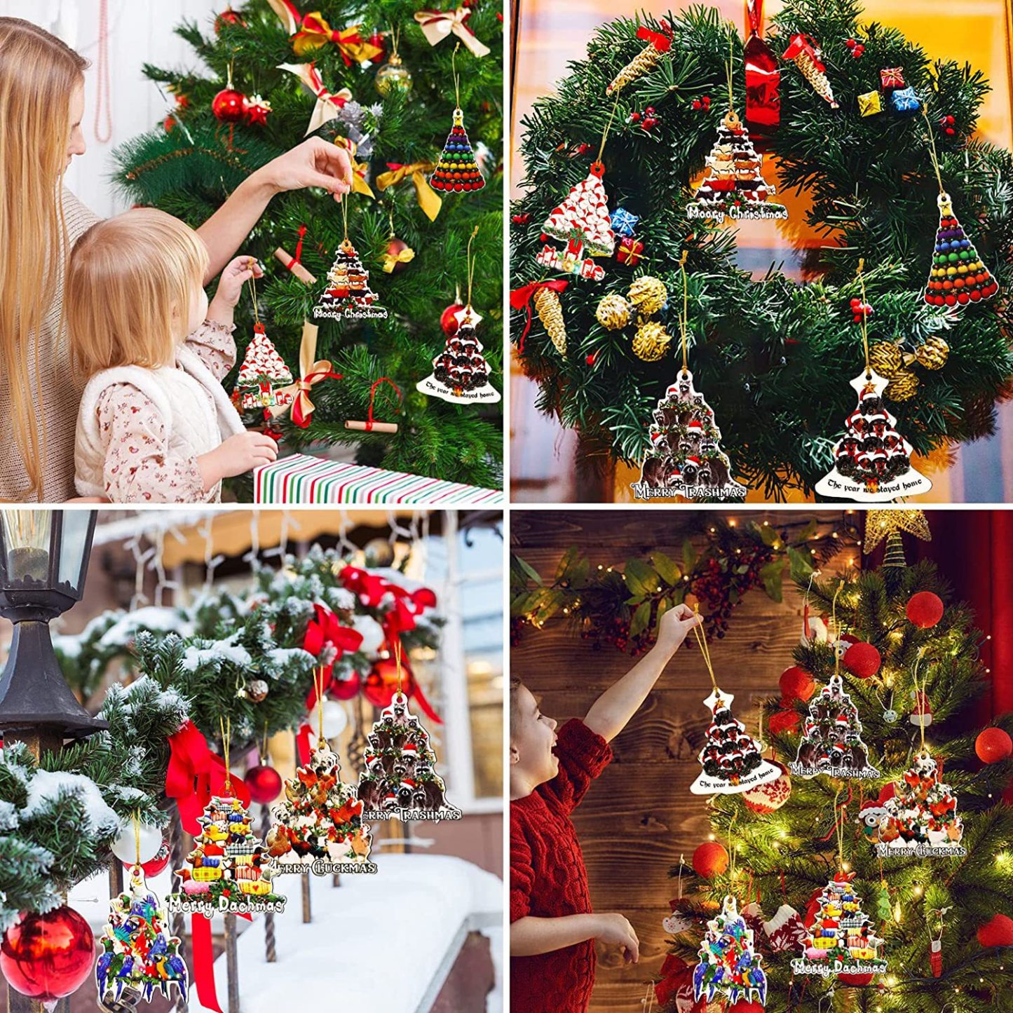 (🎅Christmas Hot Sale-49% OFF) Funny Animal Christmas Ornaments