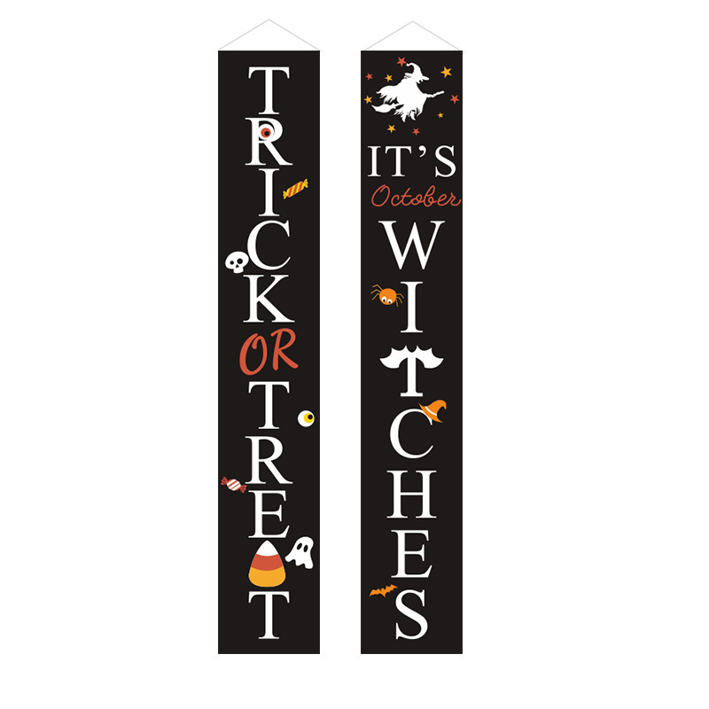 Halloween Decorations Porch Sign Set