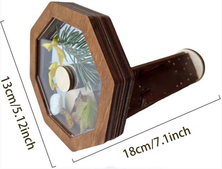 🌸Natural Wood DIY kaleidoscope-Buy 2 Free Shipping