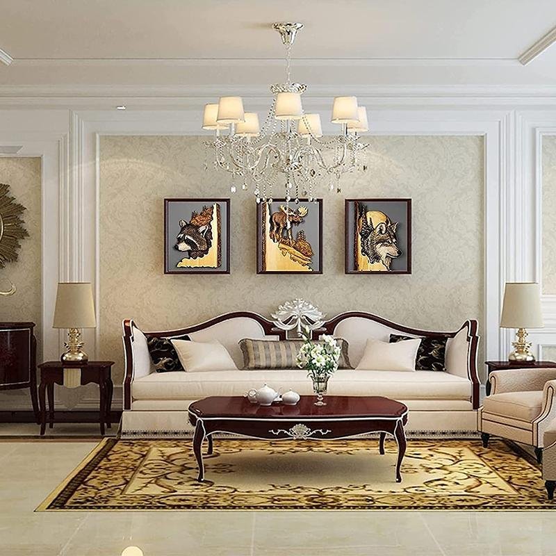 Animal Carving Handcraft Wall Decor