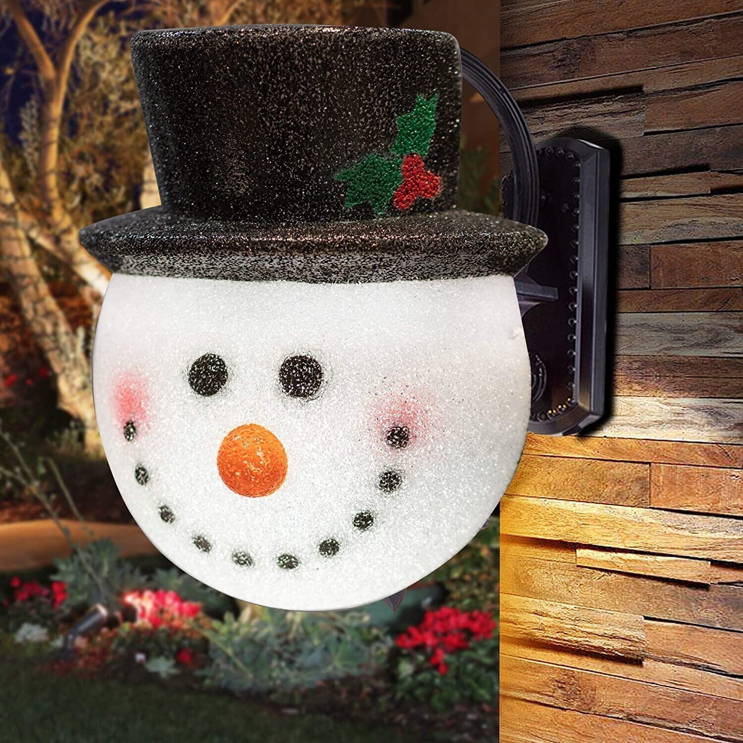 ?Snowman Porch Light Covers