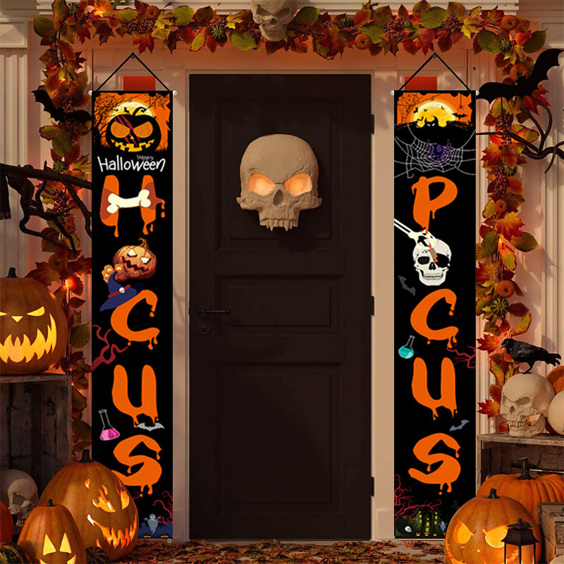 Halloween Decorations Porch Sign Set