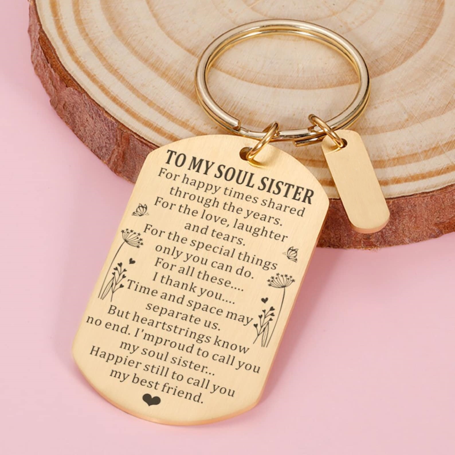 Best Soul Sister Keychain Gifts To Your Best Friends