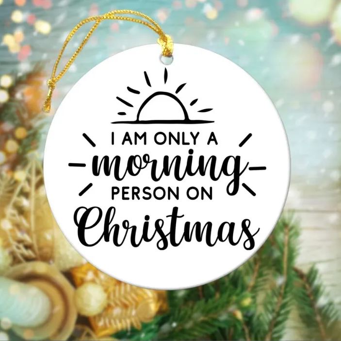 🎁🎁BESTIES CHRISTMAS ROUND ORNAMENT