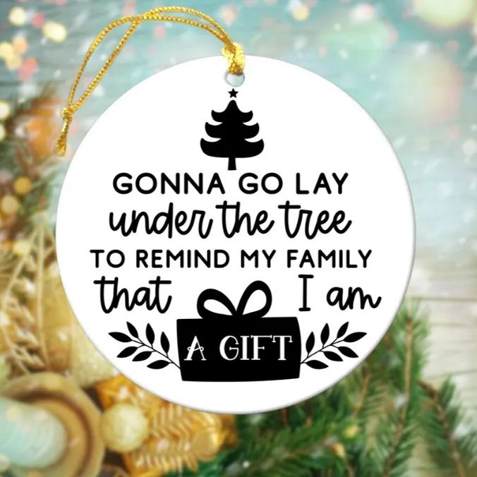 🎁🎁BESTIES CHRISTMAS ROUND ORNAMENT