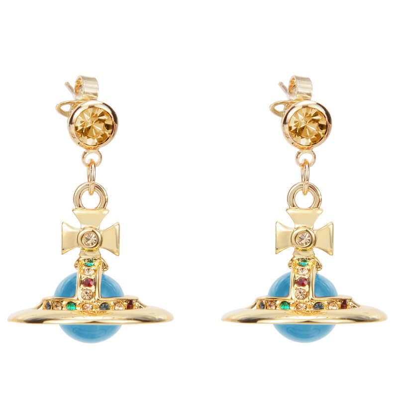 10mm ORB Classic Saturn Earrings