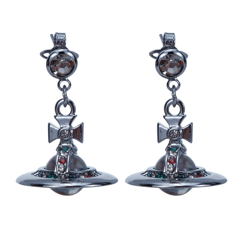 10mm ORB Classic Saturn Earrings