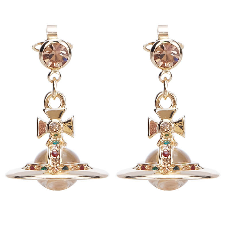 10mm ORB Classic Saturn Earrings