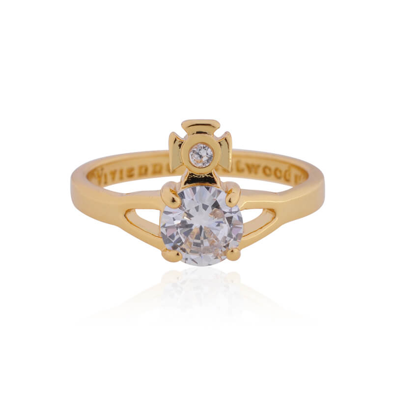 REINA Four Claw Zirconia Ring