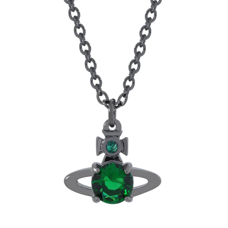 REINA Four Claw Zirconia Necklace