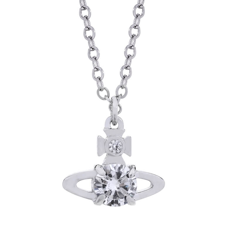 REINA Four Claw Zirconia Necklace
