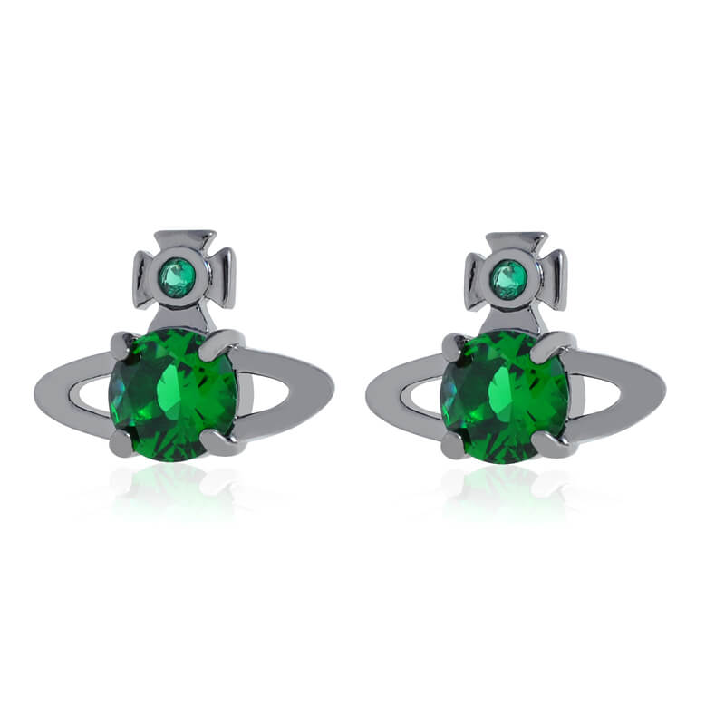 REINA Four Claw Zirconia Earrings