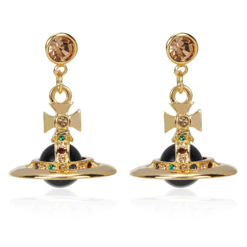 10mm ORB Classic Saturn Earrings