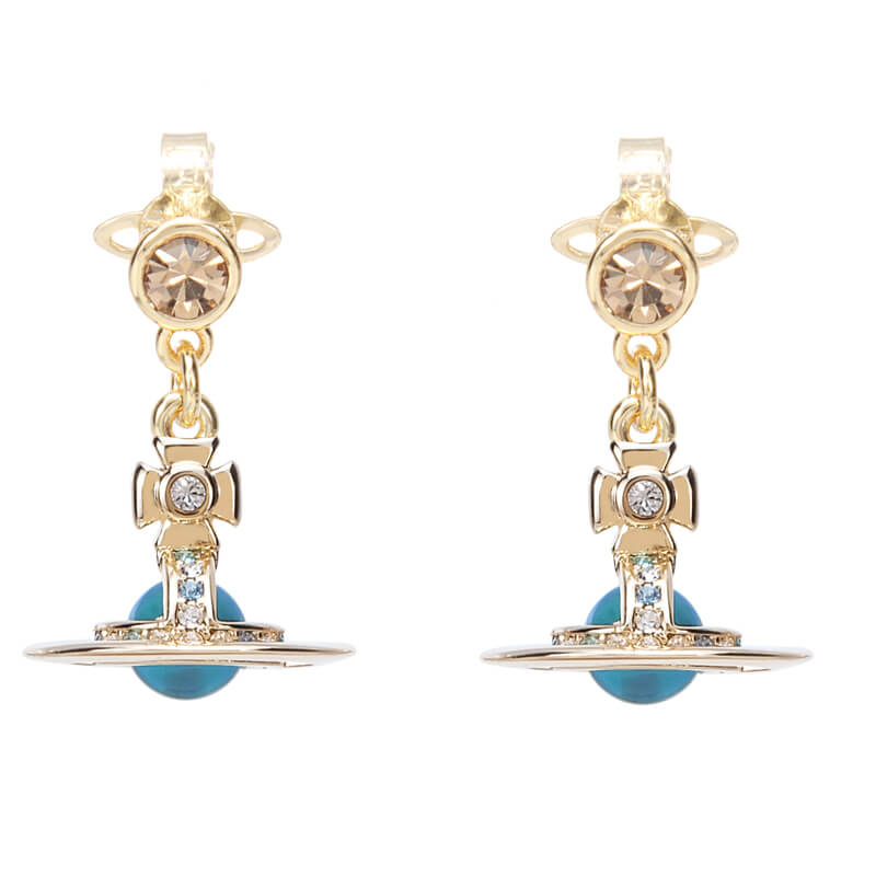 6mm ORB Classic Saturn Earrings