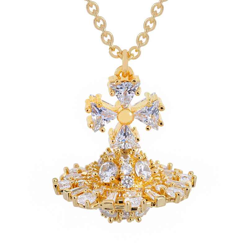 IRINA Cubic Alien Stone Small Necklace