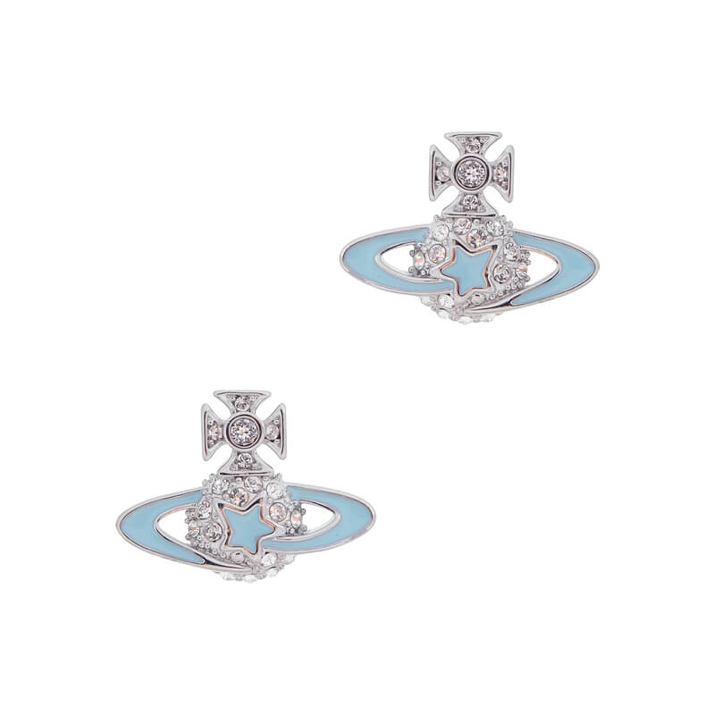 DARLENE Pentagram Saturn Earrings