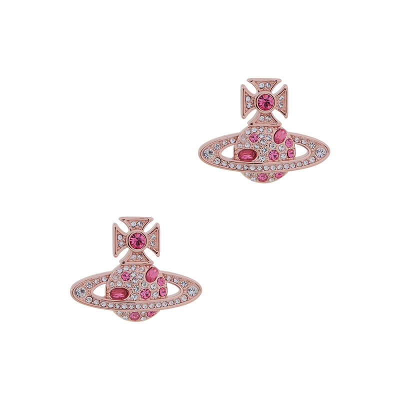 FRANCETTE Full Diamond Saturn Earrings