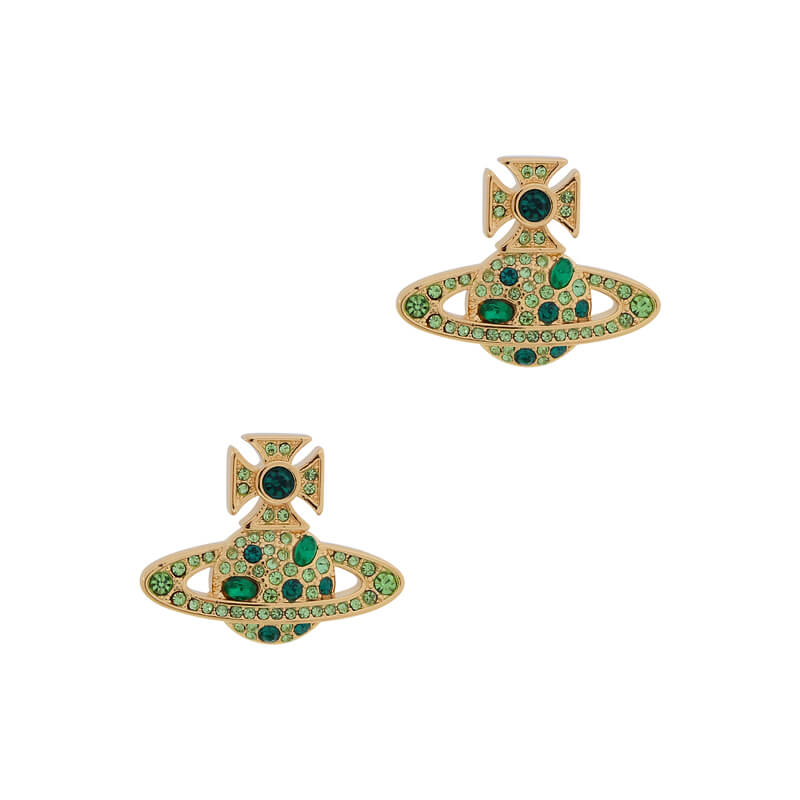 FRANCETTE Full Diamond Saturn Earrings